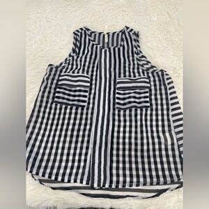 Truth Black and White Checkered Tank Top